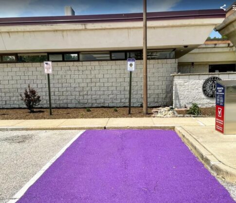 Purple Parking Spot