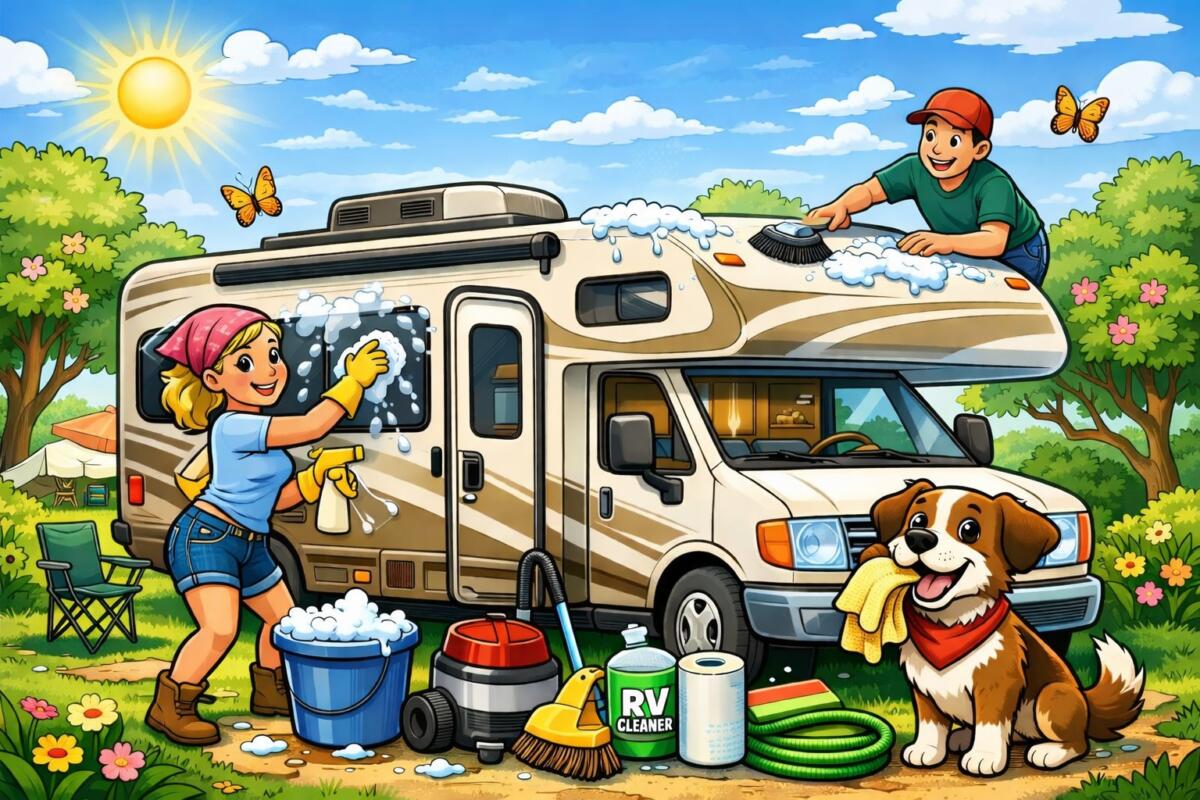 22 of our best spring cleaning articles, tips and projects for RVers