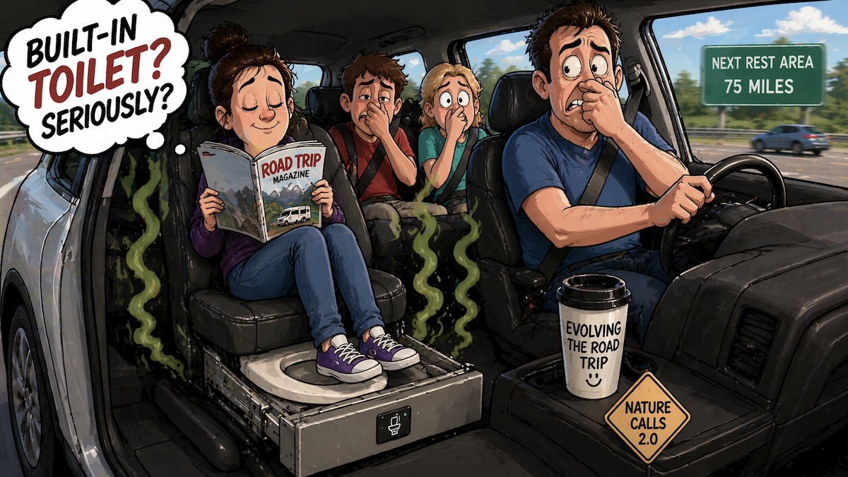 New Chinese passenger car would include hidden, built-in toilet