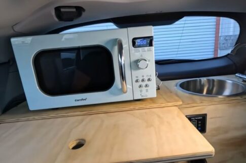 Toyota sienna camper build interior