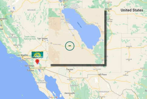 map showing location of Slowjamastan Slowjamistan website