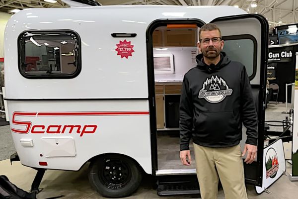 2025 Scamp fiberglass travel trailers—tow-friendly comfort
