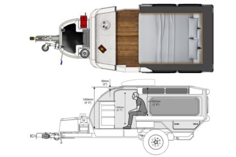 Kimberley Kube camper interior