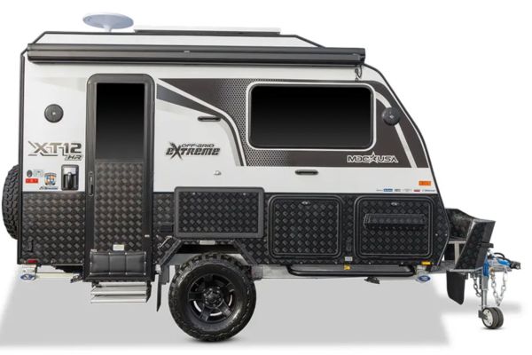 The MDC XT12HR OGE is a compact travel trailer to take off-road