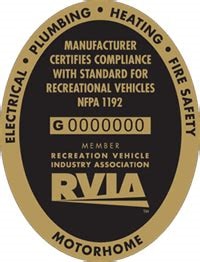 RVIA certification seal RVIA image
