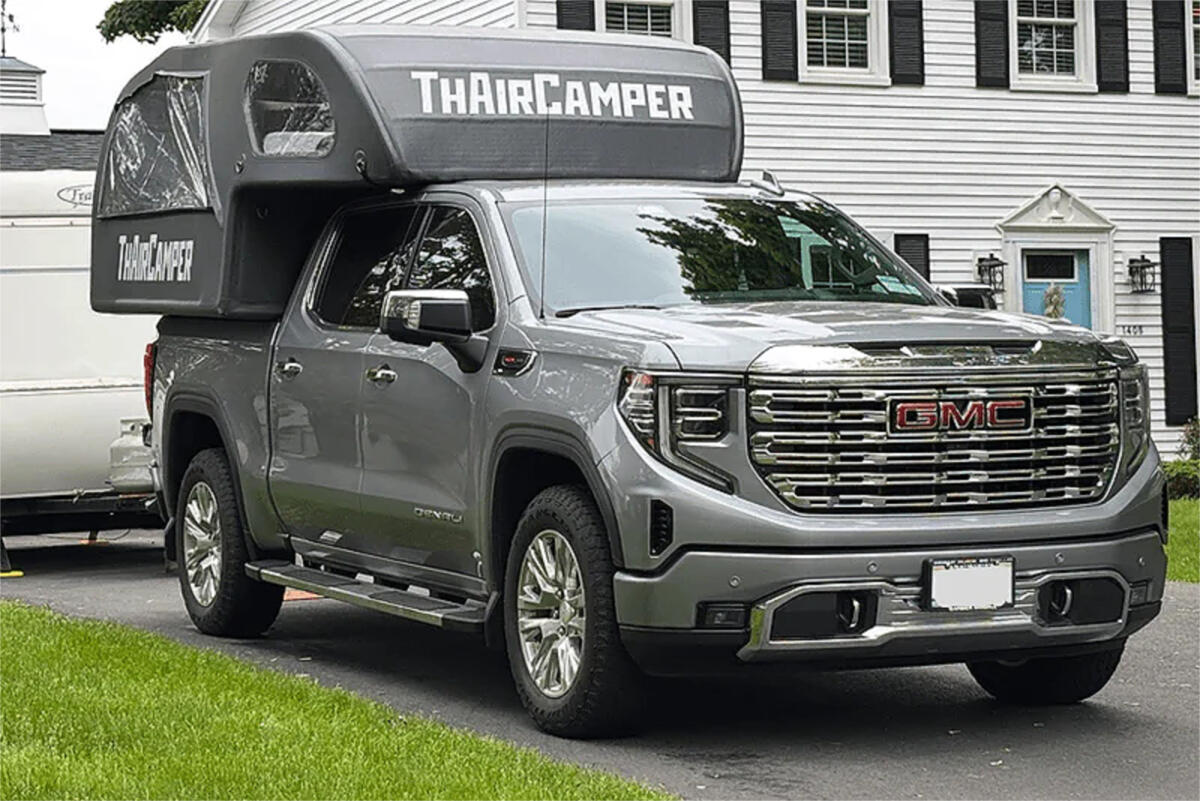 RV review: ThAirCamper for pickup trucks—inflatable everything!