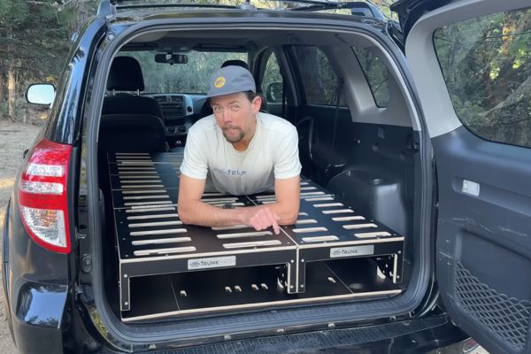Turn any SUV into a bed in minutes with TrunkMate