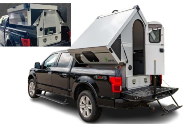 2026 Aliner Switchback—an attention-grabbing, folding truck camper
