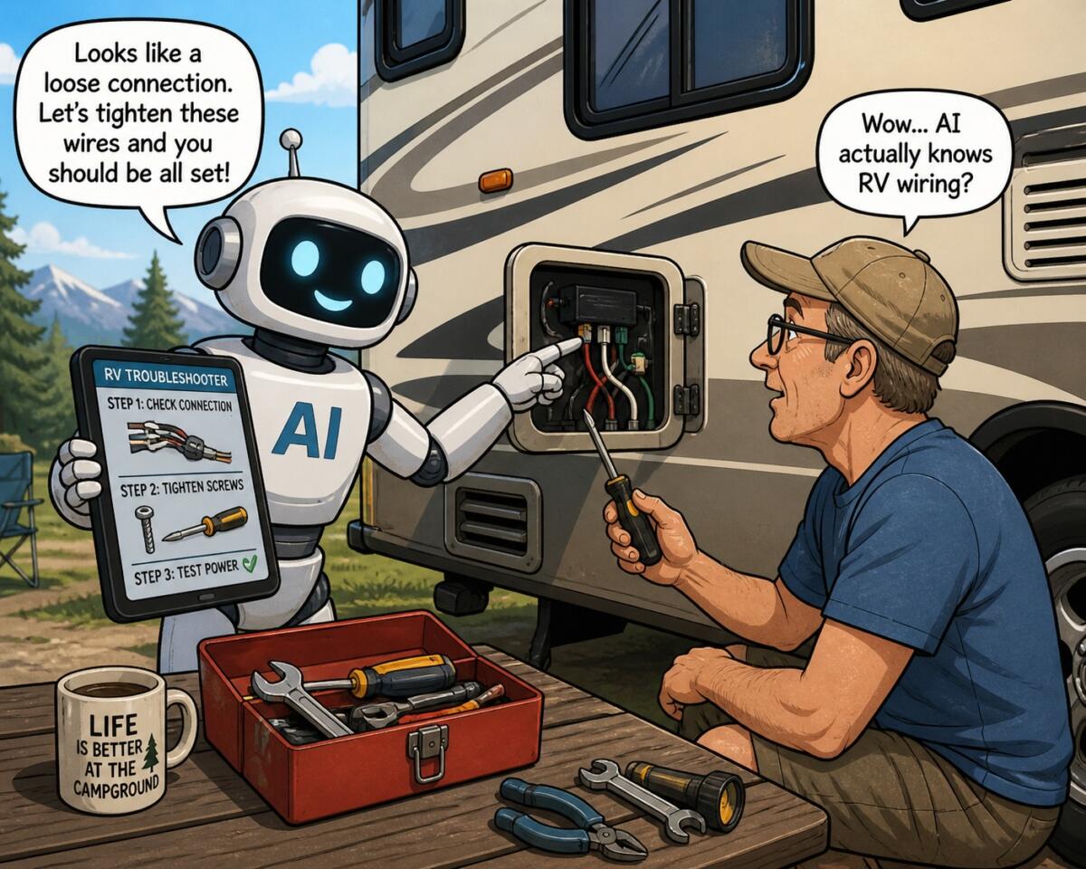 Would you trust AI to help diagnose or fix an RV problem before calling a professional?