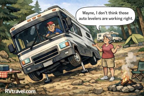 Leveling an RV