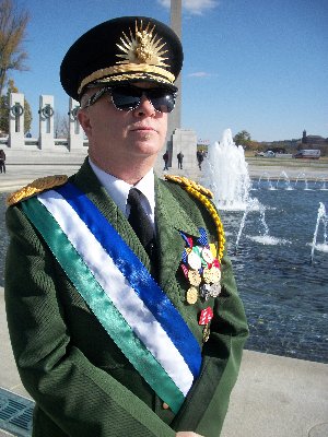 leader of the micronation Molossia Molossia's website image