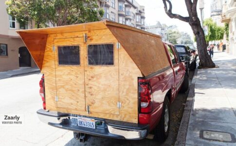 homemade truck camper