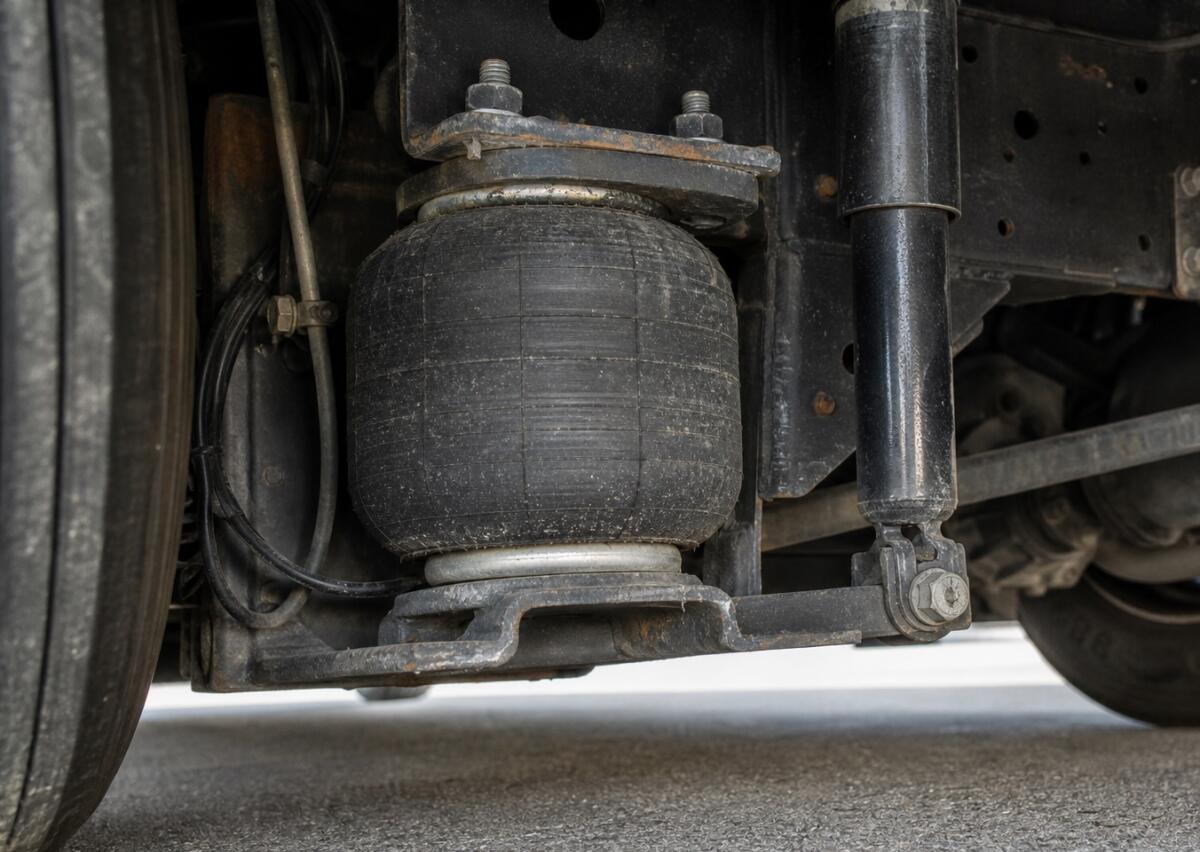 RV air suspension (airbag) systems don’t last forever. Check yours before it’s too late