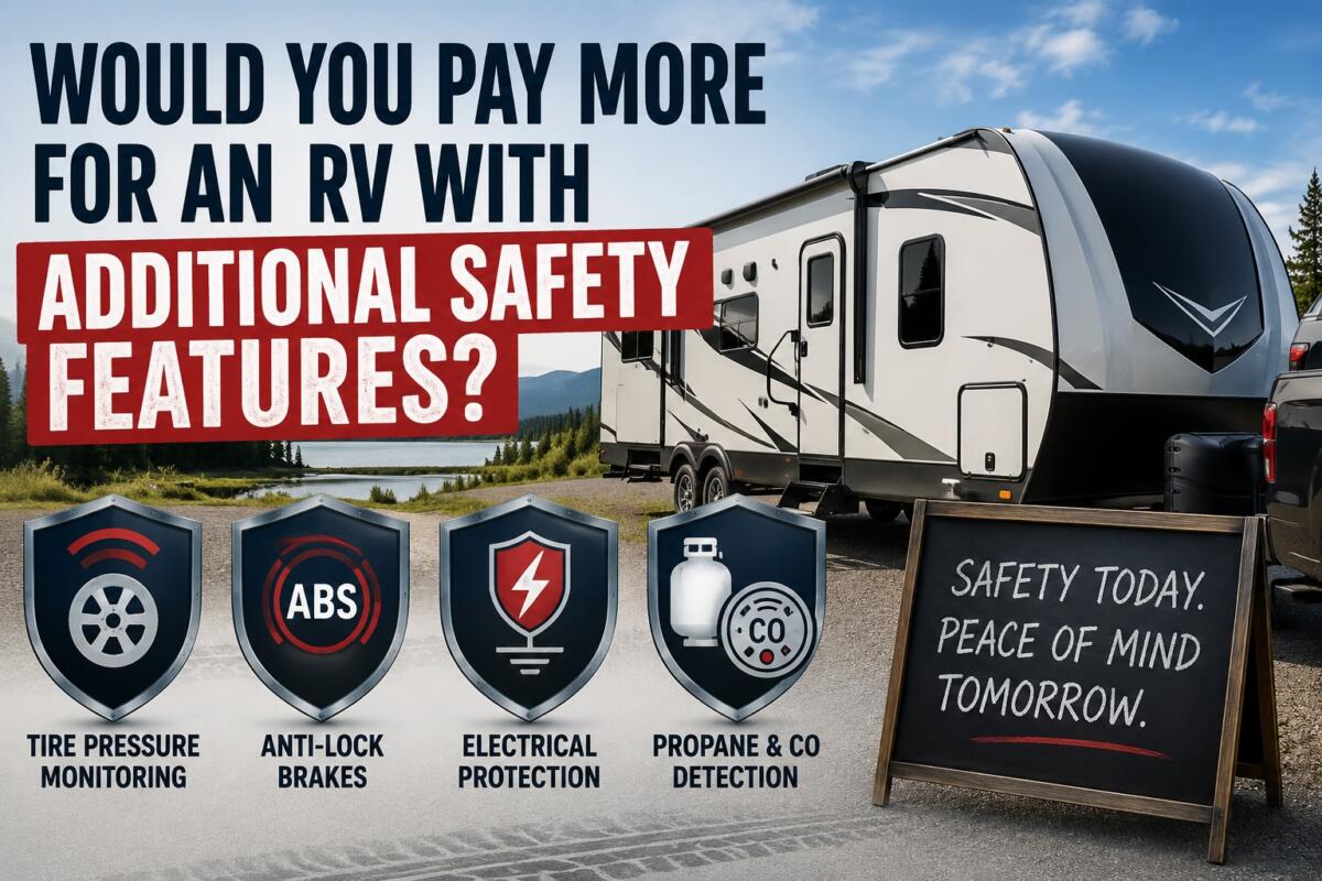 Would you pay more for an RV with additional safety features?