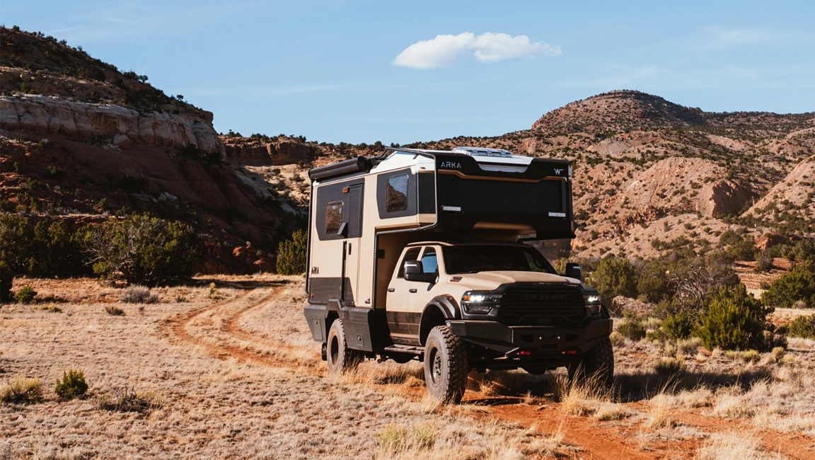 Winnebago’s new ARKA overland RV looks ready for the wilderness—but how many owners will use it that way?