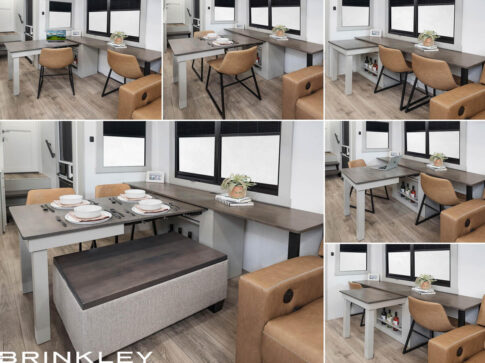 Sliding Desk Dining Table