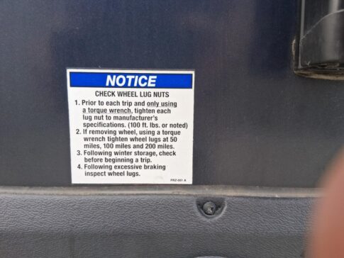 Lug Nut Label