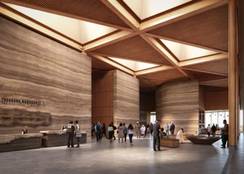 interior for Roosevelt Library in ND Image: trlibrary