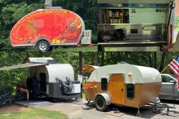 DIY teardrop campers