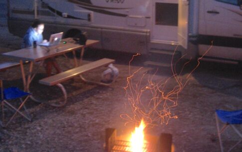Bruce Canyon campsite