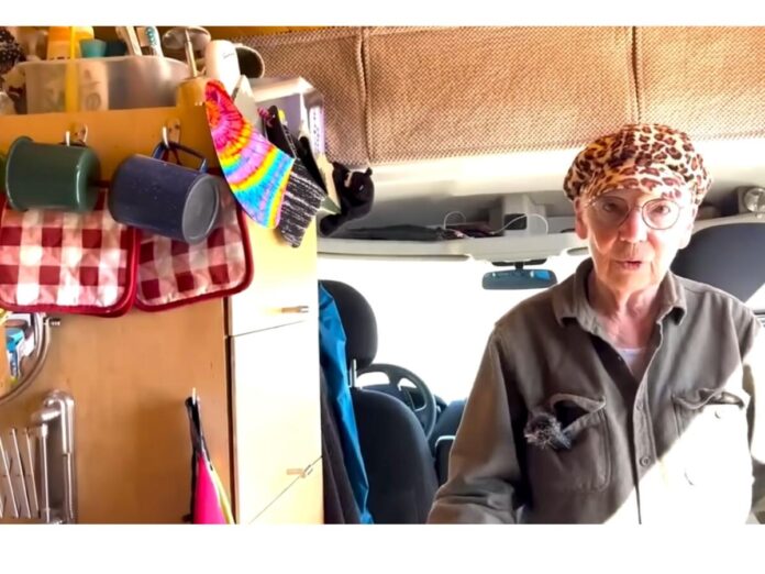 Octogenerian Kate and her Promaster camper van build
