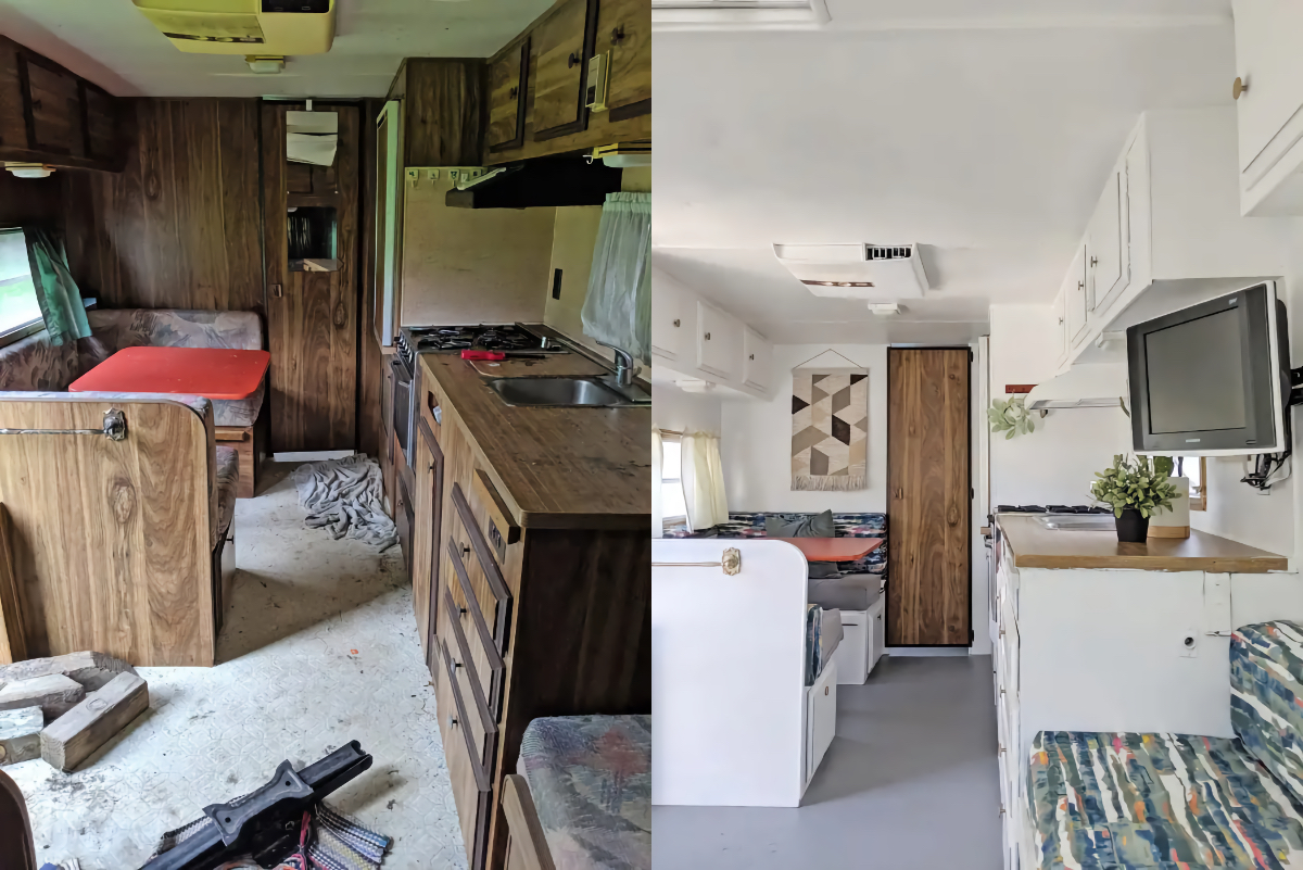How to visualize an RV makeover or renovation using AI