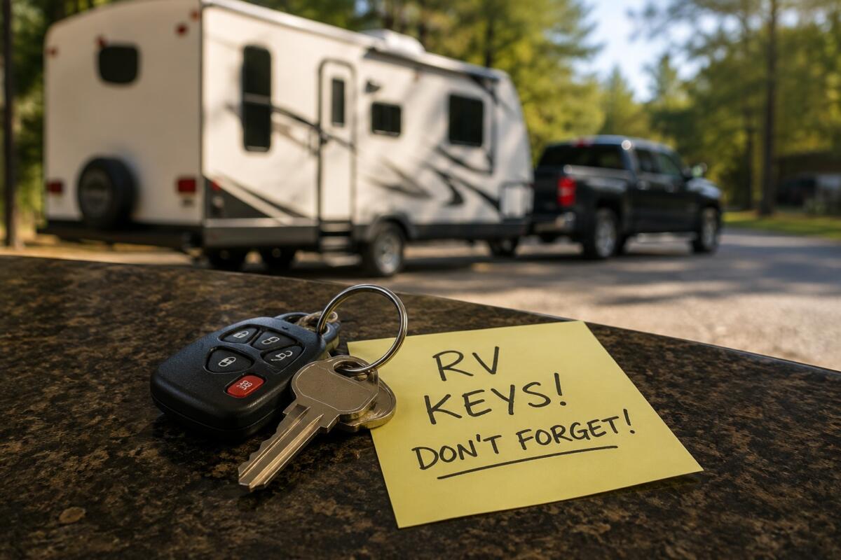What to do if you forget your RV keys at home