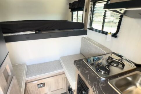 Travel Liter truck camper interior