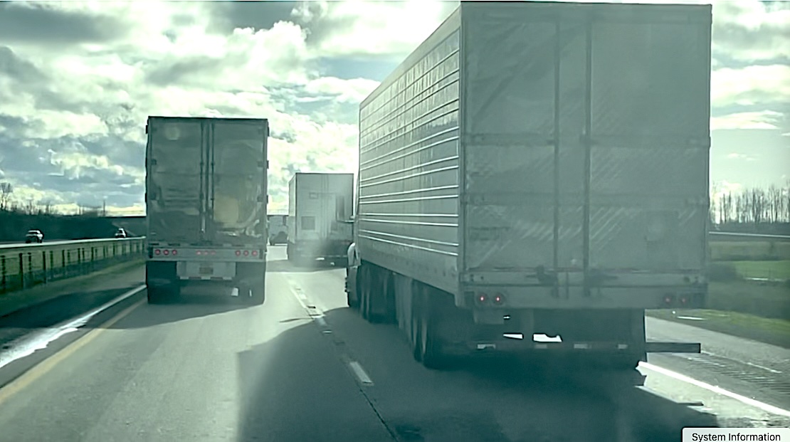 How comfortable are you sharing an interstate with self-driving trucks?