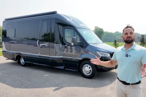 Airstream Atlas 25 RT Class B motorhome and Patrick Boticelli of Colonial Airstream