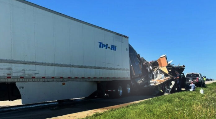 rear-ended while towing