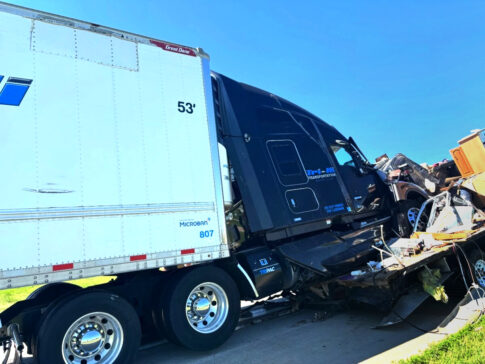 rear-ended while towing
