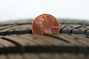 Using penny to best tire wear